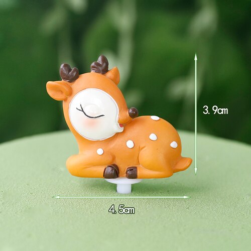 Woodland Animals Cake Decor Soft Clay Lion Elephant Tiger One st Jungle Safari Topper Happy Birthday Party Kids 