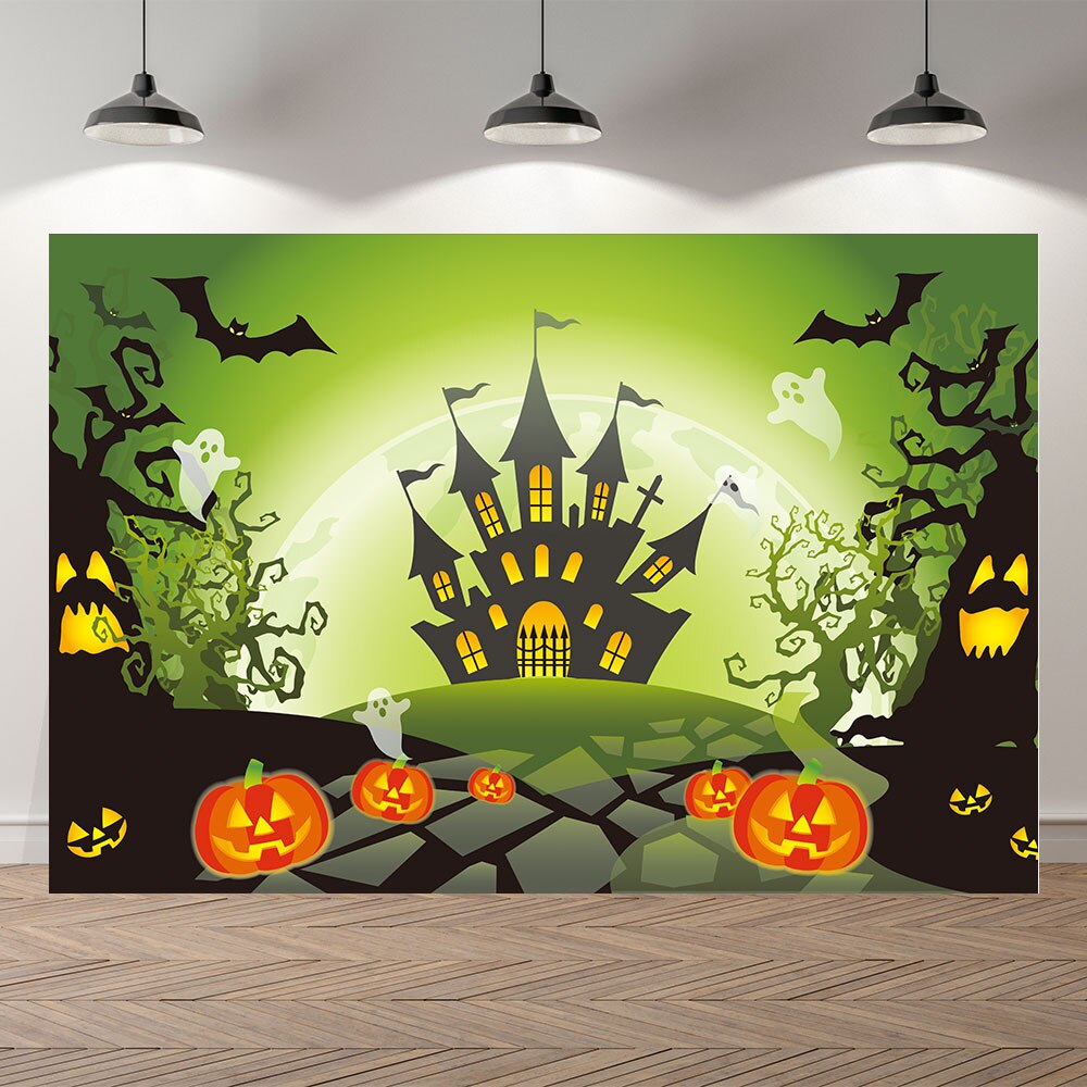 SeekPro Halloween Magic School Castle Dinning Hall Photo Backdrop Birthday Party Background Photography Photocall Banners PartyDecorHQ