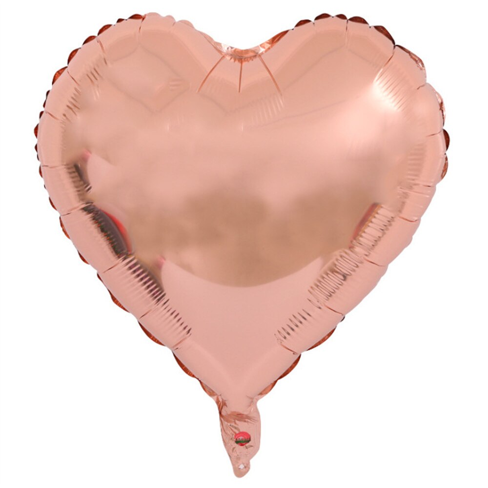 pcs inch Red Rose Gold Heart Foil Helium Balloons Wedding Valentine's Day Decor Baby Shower Birthday Party Love BalonDecor 