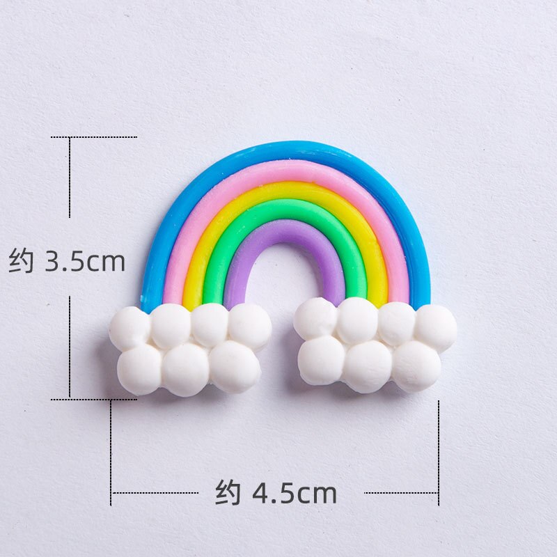 Mini Cute Rainbow Cake Topper Unicorn Brithday Party Supplies Gift Rainbow Cake Topper Decor 1st Girl Birthday Cake Decor PartyDecorHQ