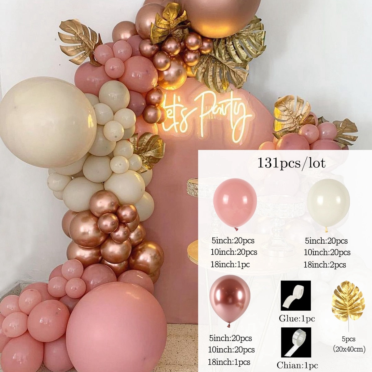 Balloon Garland Arch Kit Macaroon Latex Ballons Wedding Birthday Party Decor Kids Adult Girl Baby Shower Ballon Inflatable Decorations