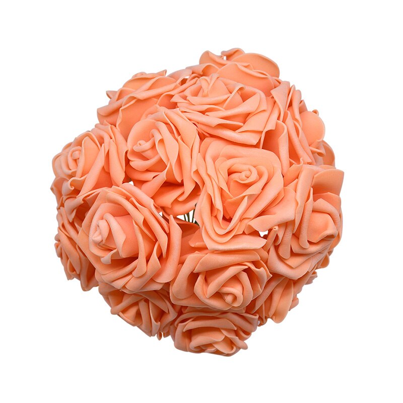 pcs cm Artificial Foam Rose Flower Wedding Decoration Bridal Bouquet DIY Wreath Craft Home Garden Decor Fake Floral 