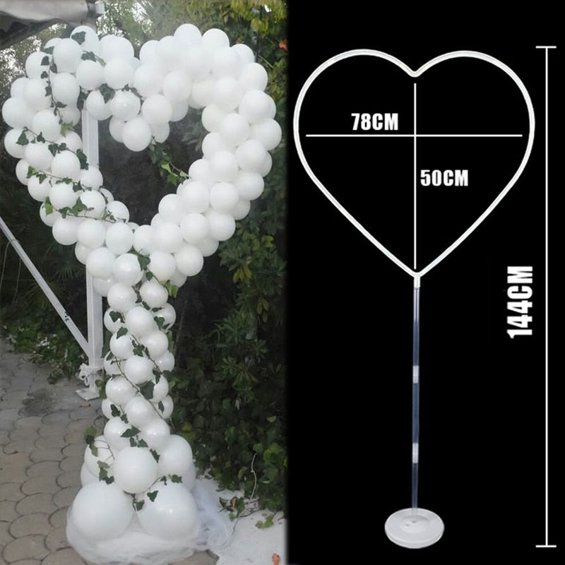 Round balloon stand arch balloons wreath ring for wedding decoration baby shower kids birthday parties Christmas Ballon garland PartyDecorHQ