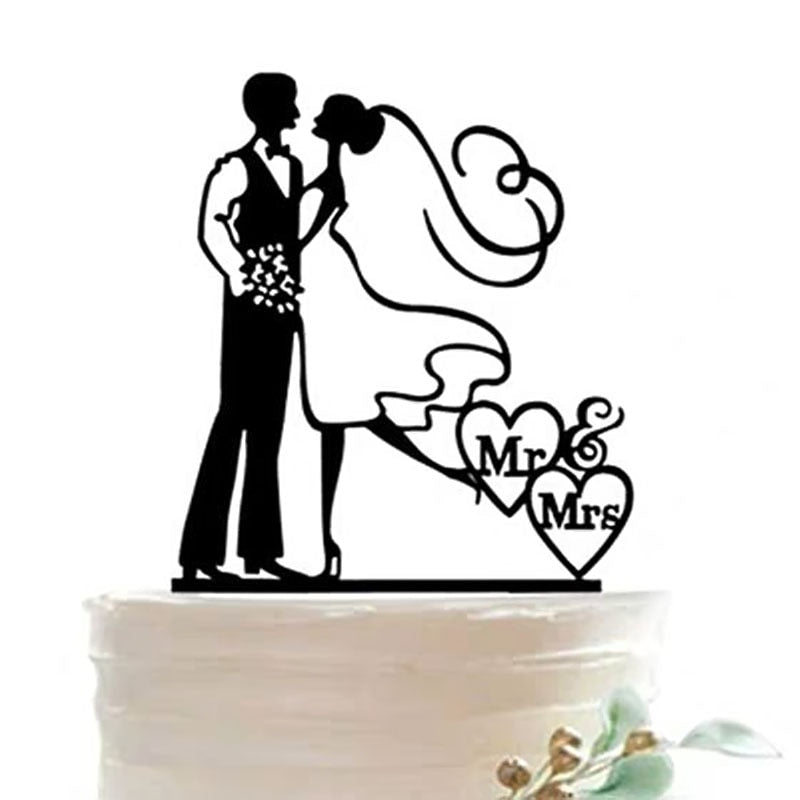 Wedding Cupcake Toppers wedding decorations Sweet Lovers hearts Cake Topper Anniversary Valentine's Day Party Decor 