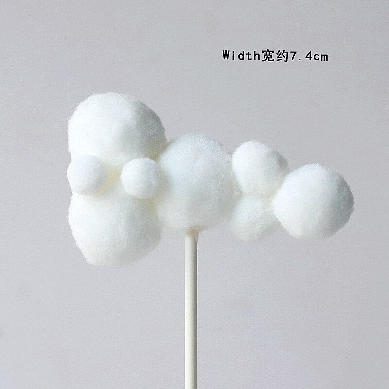 Clouds Moon Stars Sleeping Girl Decoration Angel Feather Cake Toppers Happy Children's Day Birthday for Party Supplies Gifts PartyDecorHQ