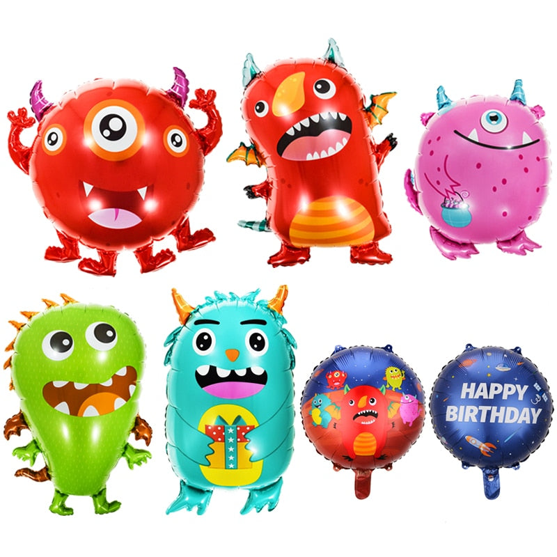 pcs/set Monster Balloons Horror Globos Birthday Decorations Helium Toys Party Supplies 