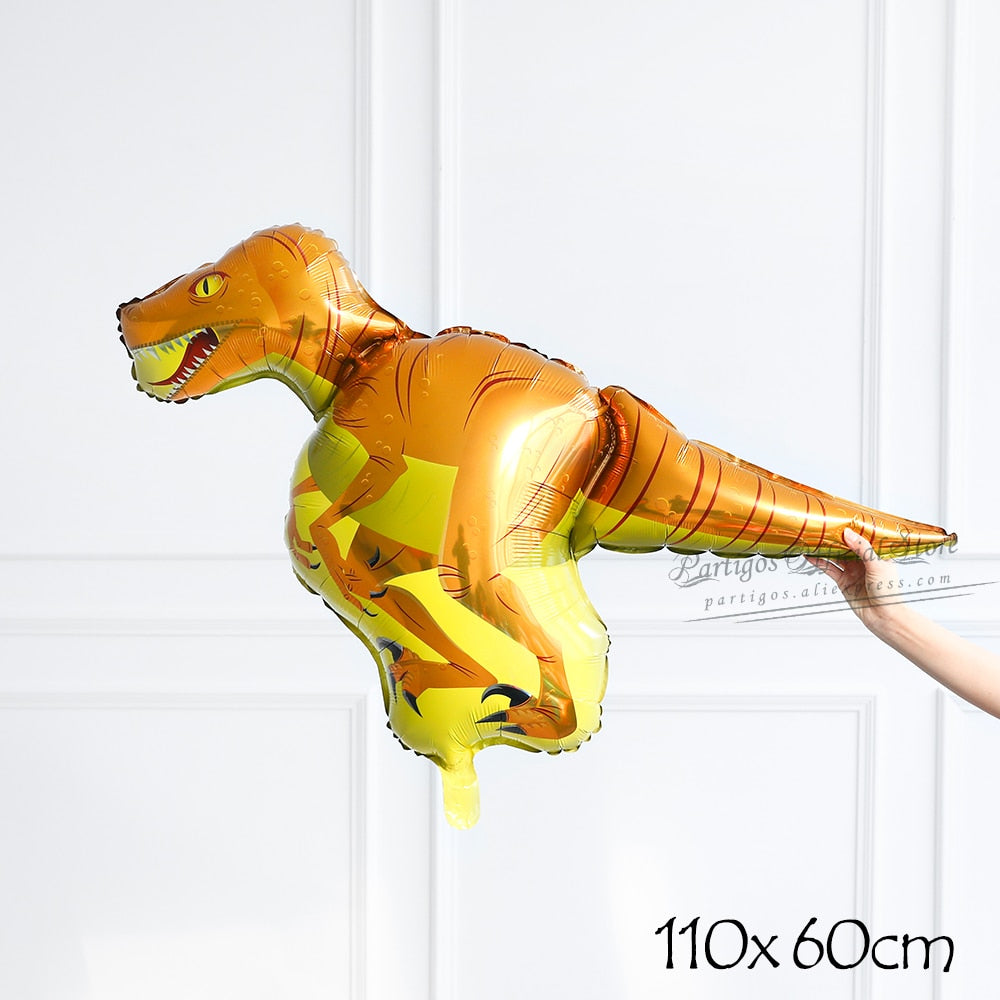 Large 4D Walking Dinosaur Balloons Jurassic Dinosaur Party Supplies Kids Birthdays Decorations Jungle Dragon Foil Globos Toys PartyDecorHQ