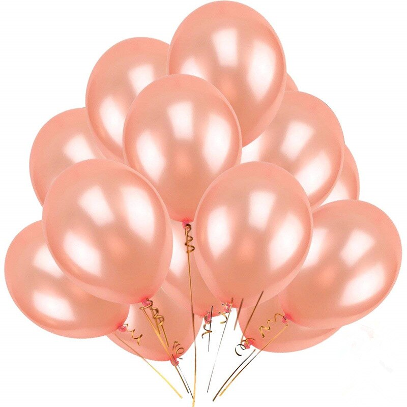 Mix Rose Gold Balloon Confetti Ballon Foil Heart Birthday Party Wedding Balloon Decoration Gift Baby Shower Bridal Shower PartyDecorHQ