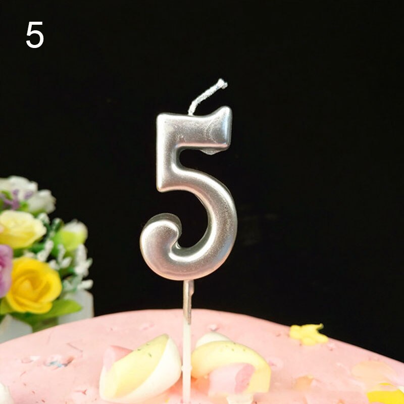 Set Champagne Happy Birthday Letter Cake Candles Topper Decor Party Supplies Candle DIY Home Number 