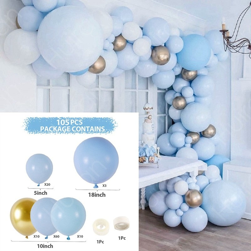 Balloon Garland Arch Kit Wedding Birthday Party Decoration Confetti Latex Balloons Gender Reveal Baptism Baby Shower Decorations Inflatable