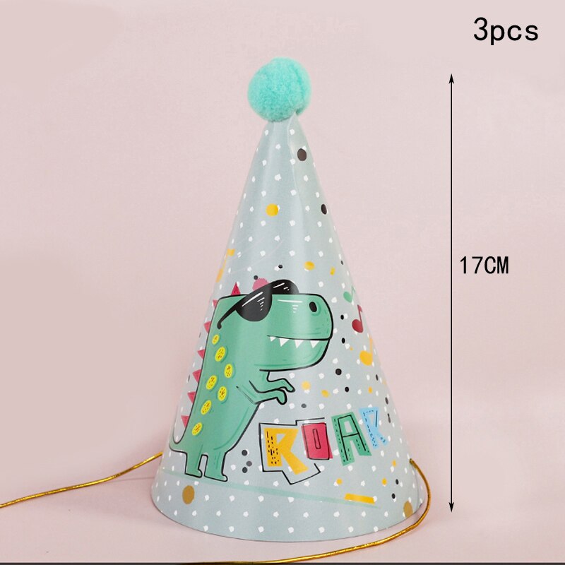 Dinosaur Party Decoration Cake Topper Birthday Happy Anniversary Jurassic Dino Animals Kids Favors Cakes Decorating Dessert Gift 