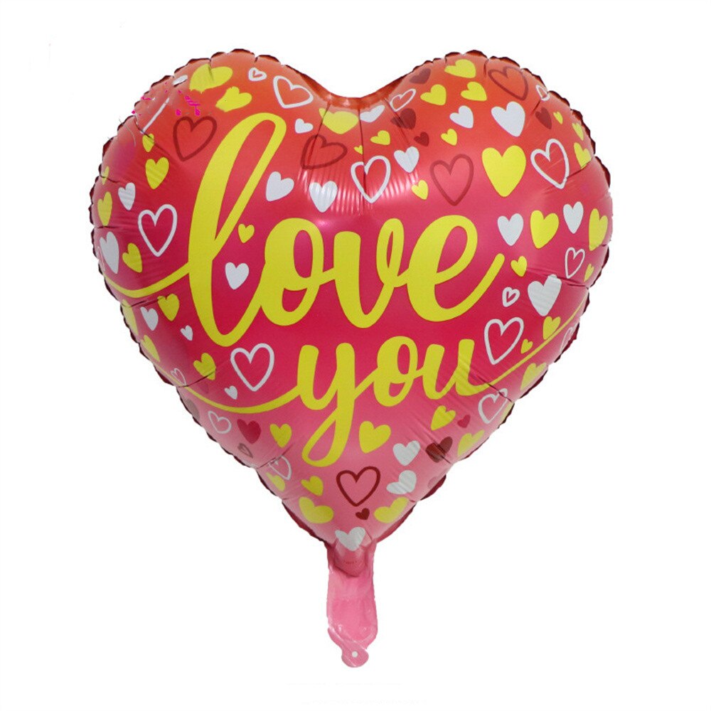 Pcs Inch Love Heart Balloons Wedding Valentines Days Helium Foil Globos Engagement Party Decorations Gifts 