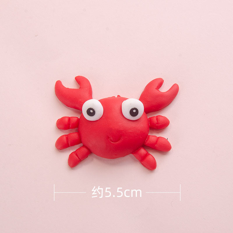 Cake Topper Ocean Theme Baby Kids Toys Starfish Mermaid Tortoise Octopus Crab Picks Decoration Birthday Party Plastic Gifts 