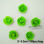 100pcs 3.5cm green