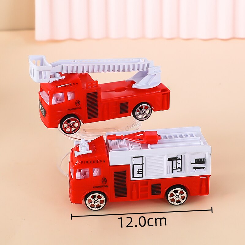 Cartoon Boy Fire truck Doll Ornaments Cake Topper Children's Birthday Party Extinguishing Hero Decoration Cakes Baking 