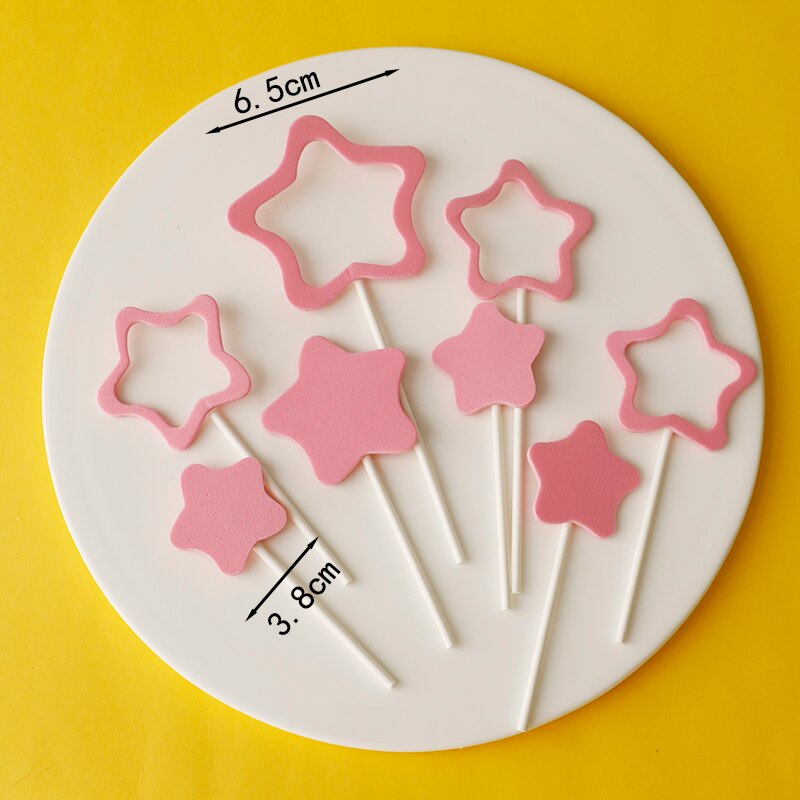 Pink Cartoon Girls Happy Birthday Cake Decoration Kid Baby Party Celebrate Lovely Gifts Dessert Topper Supplies 