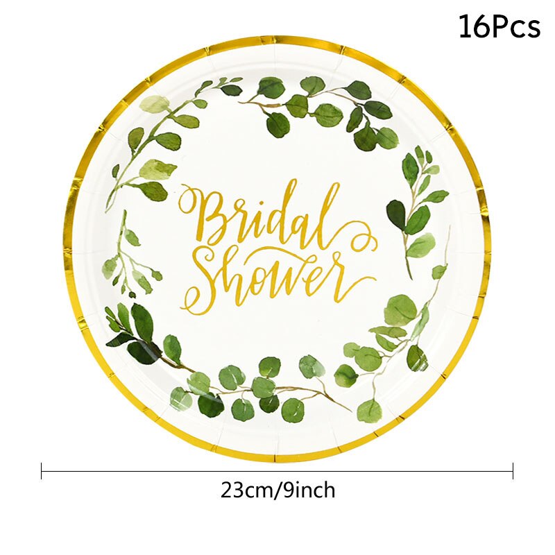 pcs Team Bride Disposable Tableware Bridal Shower Wedding Decoration Set Paper Plate Cup Bachelorette Party Supplies 