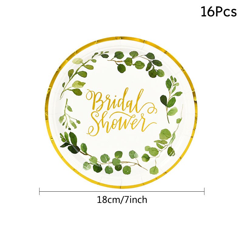 pcs Team Bride Disposable Tableware Bridal Shower Wedding Decoration Set Paper Plate Cup Bachelorette Party Supplies 