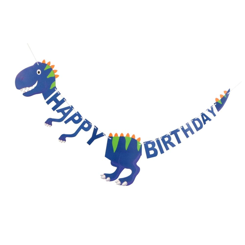 Dinosaur Theme Party Tableware Set Disposable Paper Cup Plate Tablecloth Cake Topper Happy st Birthday Supplies boys 