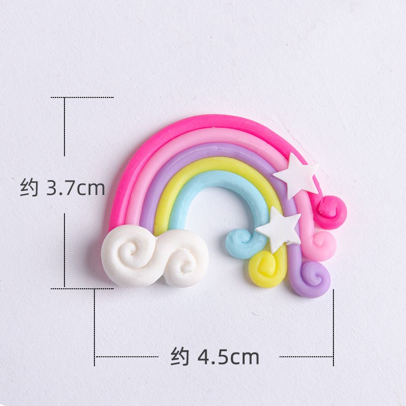 Mini Cute Rainbow Cake Topper Unicorn Brithday Party Supplies Gift Rainbow Cake Topper Decor 1st Girl Birthday Cake Decor PartyDecorHQ