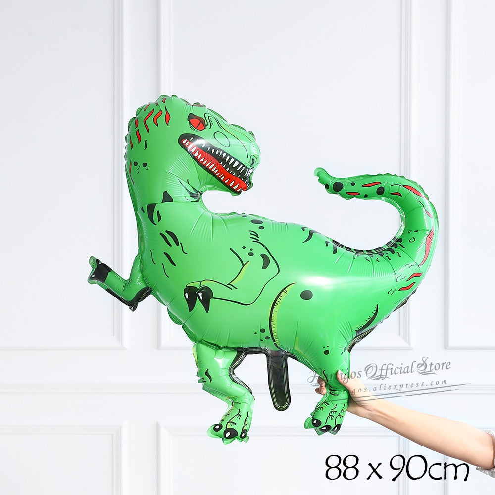 Large 4D Walking Dinosaur Balloons Jurassic Dinosaur Party Supplies Kids Birthdays Decorations Jungle Dragon Foil Globos Toys PartyDecorHQ