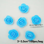 100pcs 3.5cm blue