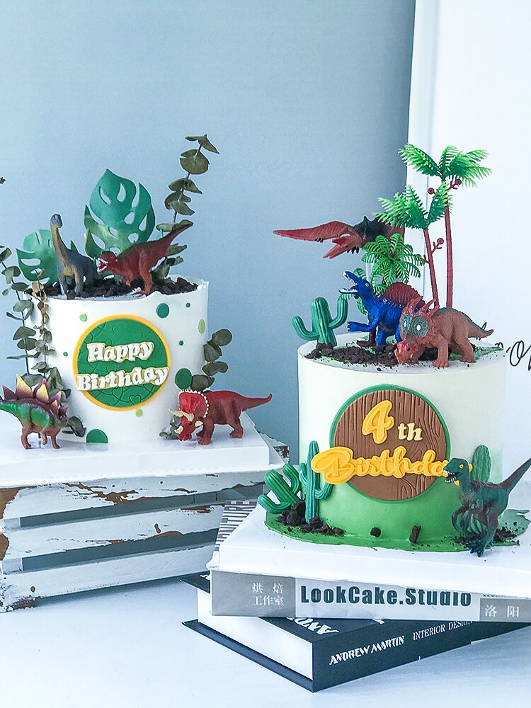 Dinosaur Theme Party Dinosaur Birthday Cake Topper Jungle Safari Party Decor Boy Dinosaur Cake Decor Jurassic World Party Decor PartyDecorHQ