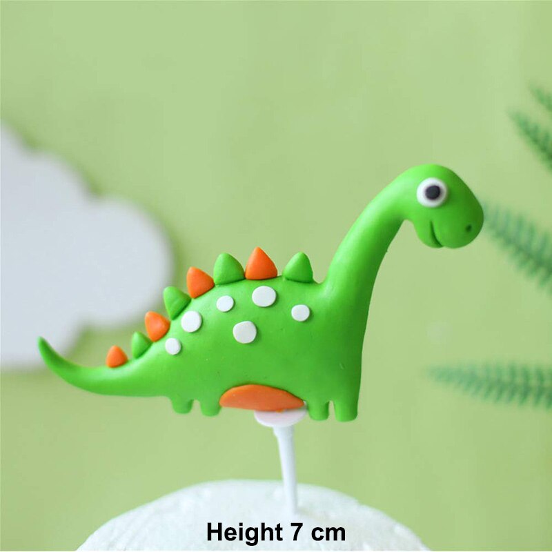 Dinosaur Cake Topper Dino Birthday Party Decoration Boy Girl Kids Forest Animal Decorations Baby Shower Supplies 