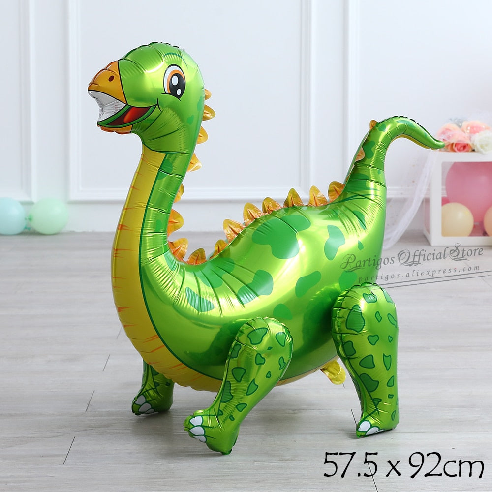 Large 4D Walking Dinosaur Balloons Jurassic Dinosaur Party Supplies Kids Birthdays Decorations Jungle Dragon Foil Globos Toys PartyDecorHQ