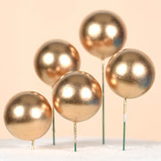 5pcs 2cm gold ball