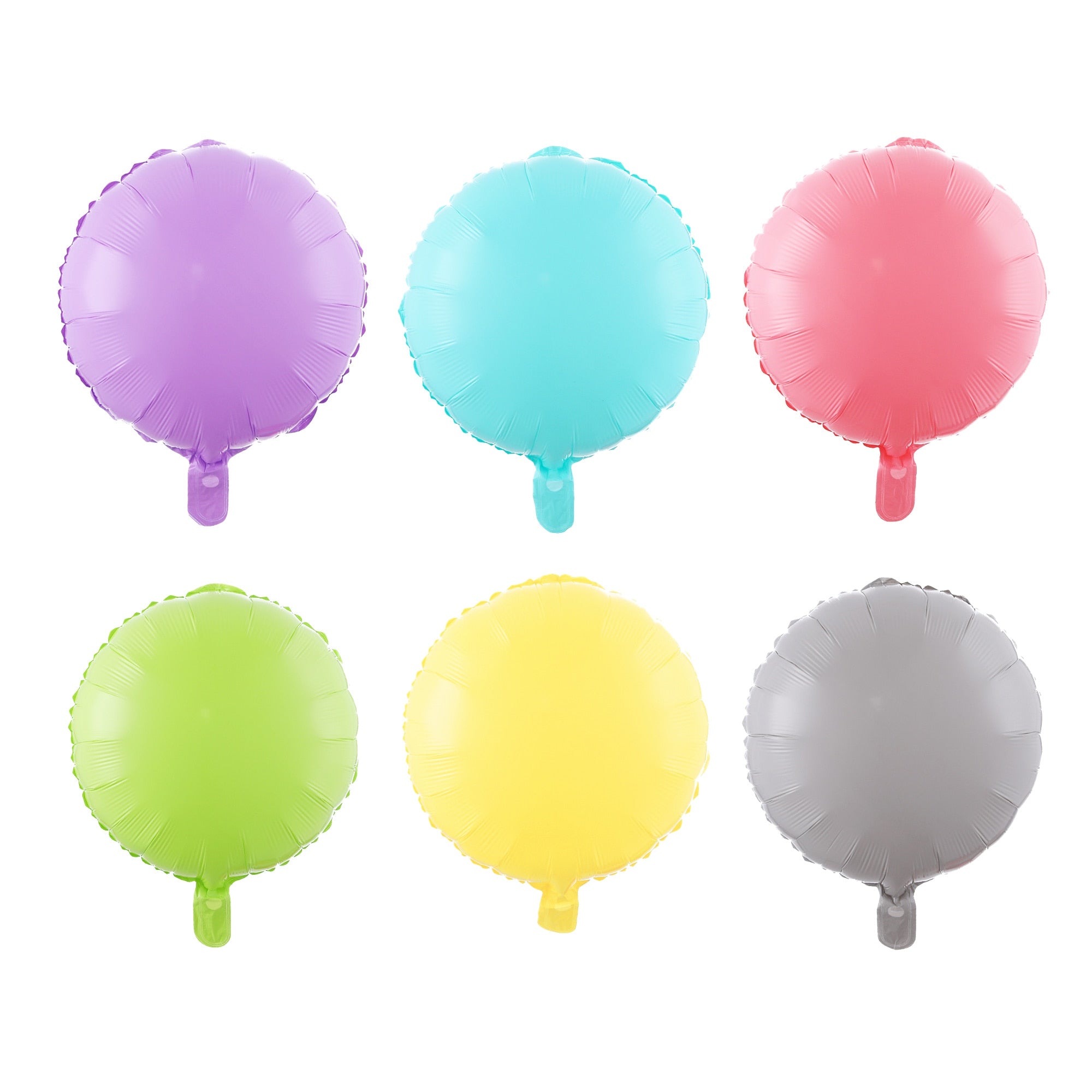 10pcs 18inch Metallic Pure Round  Foil Balloon Wedding Decoration Birthday Party Helium Macaron balloon All Round Palloon Album PartyDecorHQ