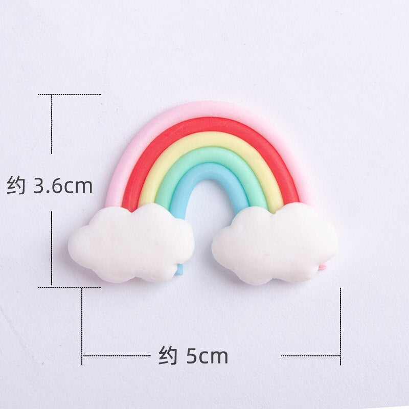 Mini Cute Rainbow Cake Topper Unicorn Brithday Party Supplies Gift Rainbow Cake Topper Decor 1st Girl Birthday Cake Decor PartyDecorHQ