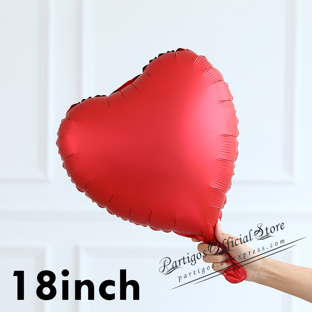 pcs inch/ cm Red heart balloons helium foil globos Wedding Valentines Day party decor bridal decorations 