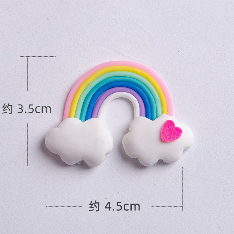 Mini Cute Rainbow Cake Topper Unicorn Brithday Party Supplies Gift Rainbow Cake Topper Decor 1st Girl Birthday Cake Decor PartyDecorHQ