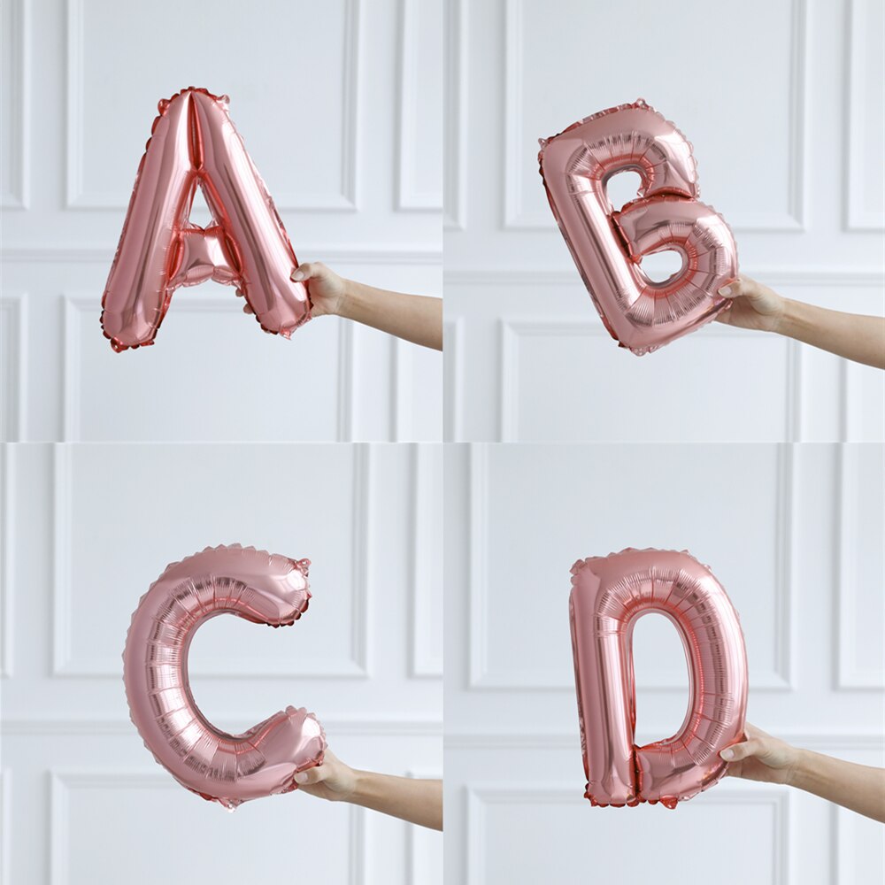 pcs inch English letters foil balloons alphabet A-Z birthday party decoration Bulk sale 