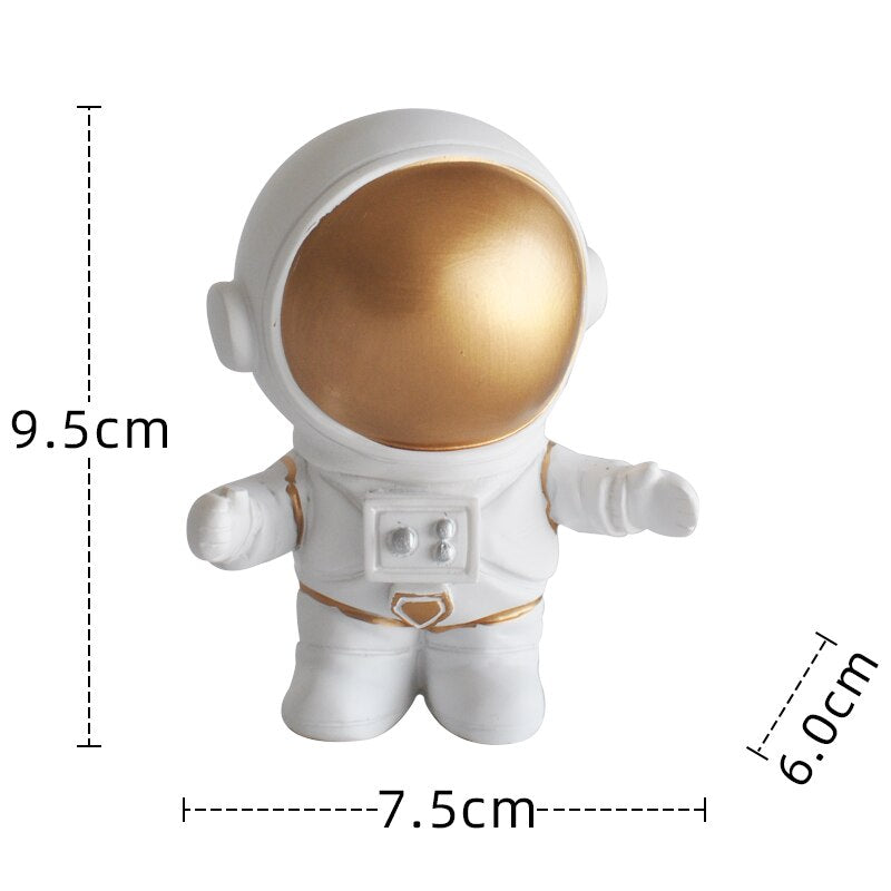 Astronaut Cake Topper Space Universe Birthday Decoration Outer Party Dessert Props Festive Toppers Gift Supplies 