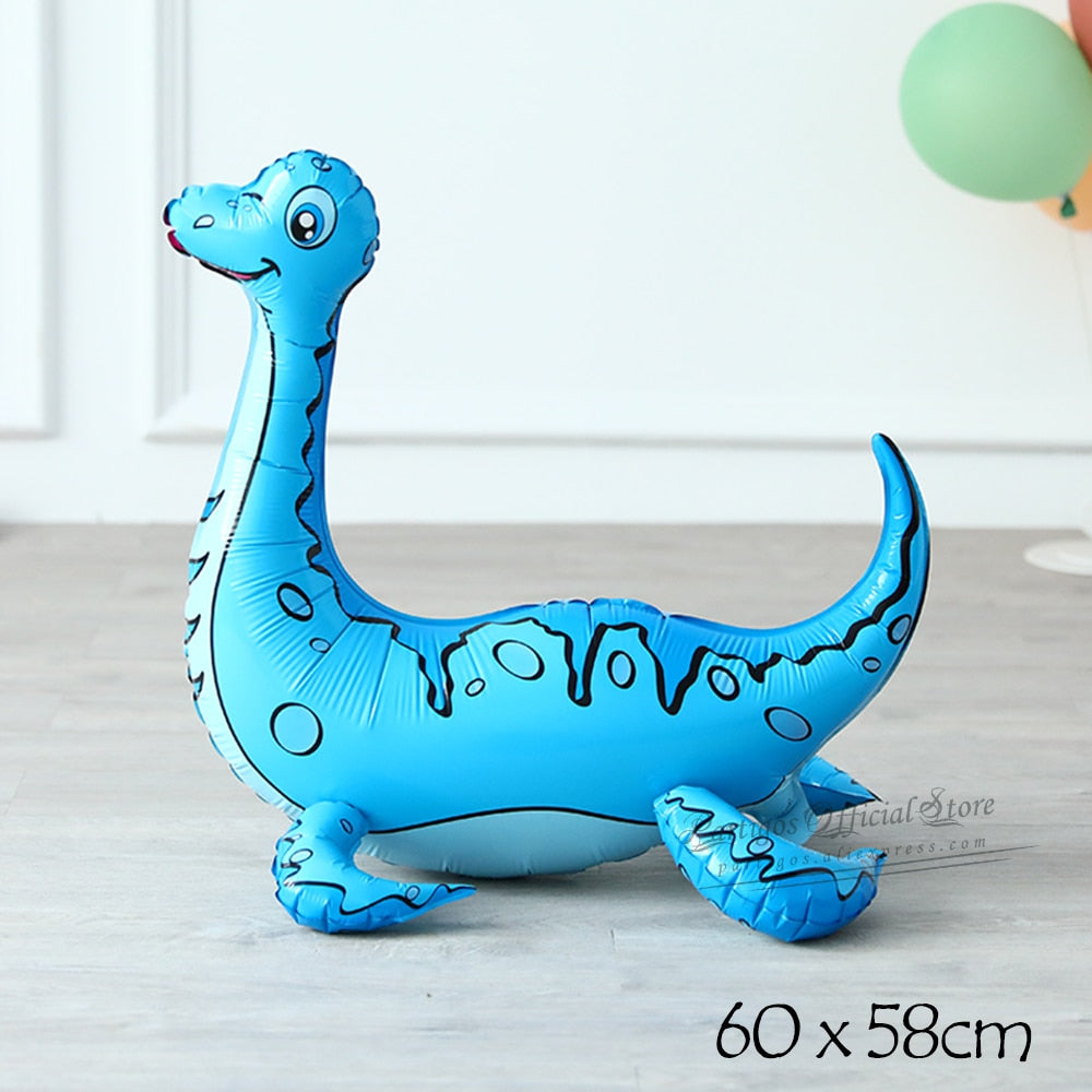 Large 4D Walking Dinosaur Balloons Jurassic Dinosaur Party Supplies Kids Birthdays Decorations Jungle Dragon Foil Globos Toys PartyDecorHQ