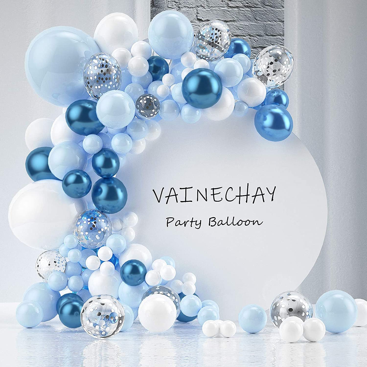 Blue Ocean Macaron Latex Balloon Boy Girls Birthday Party Decoration,baby Shower Supplies House Decor 