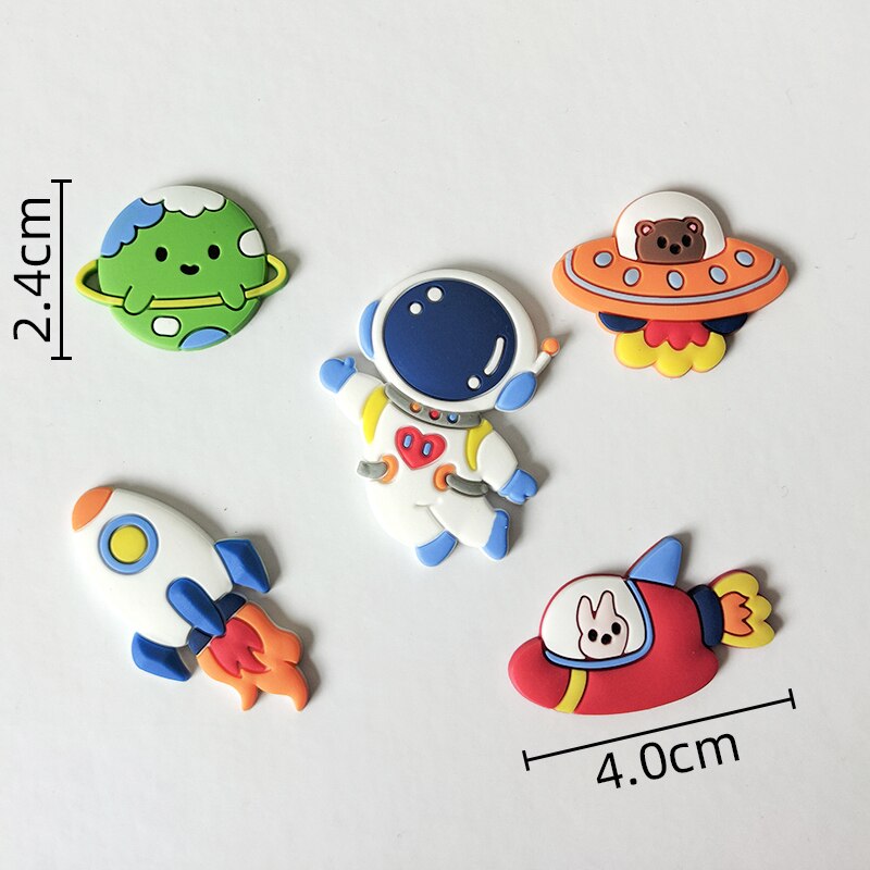 Space Birthday Decor Cake Topper Astronaut Decoration Alien Cakes Toppers Boy Party Gifts 