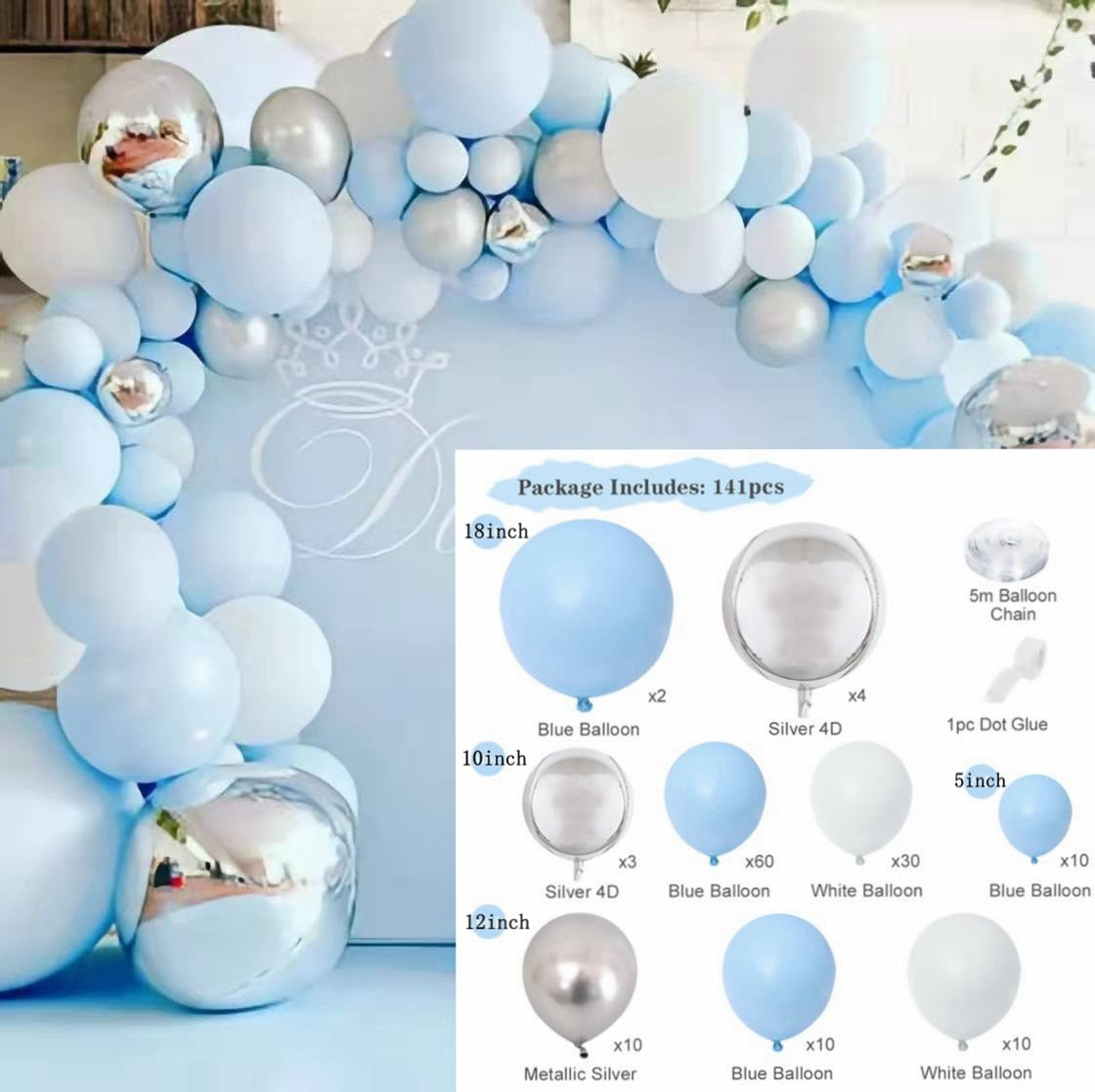 Balloon Garland Arch Kit Wedding Birthday Balloons Decoration Party Baby Shower Decor Ballon Baloon Accessories Inflatable Decorations