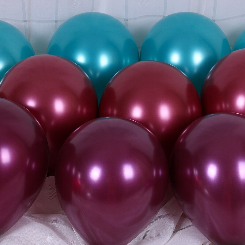 pcs inch Burgundy Latex Balloons Wedding Birthday Party Decorations Wine Red Globos Baby Shower Decor 