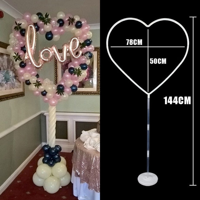 Round balloon stand arch balloons wreath ring for wedding decoration baby shower kids birthday parties Christmas Ballon garland PartyDecorHQ