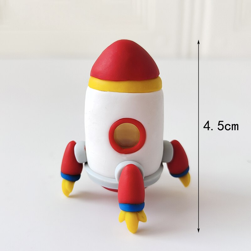 Astronaut Birthday Cake Topper The New Travel Space Theme astronauta Rocket Spaceship Toy Ornaments Cake DecorationBoy Best Gift PartyDecorHQ