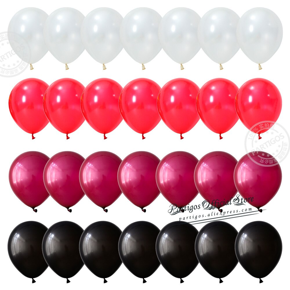 Pcs Inch Mix Red Pink Latex Balloons Heart Confetti Globos Wedding Destinations Valentine's Day Gifts Bride Party Supplies 