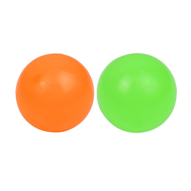 cm Luminous Balls High Bounce Glowing Stress Ball Sticky Wall Home Party Decoration Kids Gift Anxiety Toy Glow Dark 