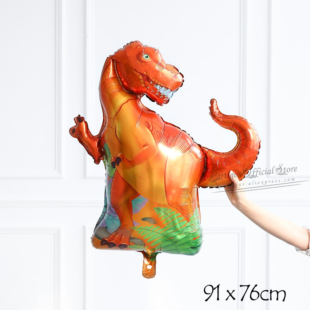 Large 4D Walking Dinosaur Balloons Jurassic Dinosaur Party Supplies Kids Birthdays Decorations Jungle Dragon Foil Globos Toys PartyDecorHQ