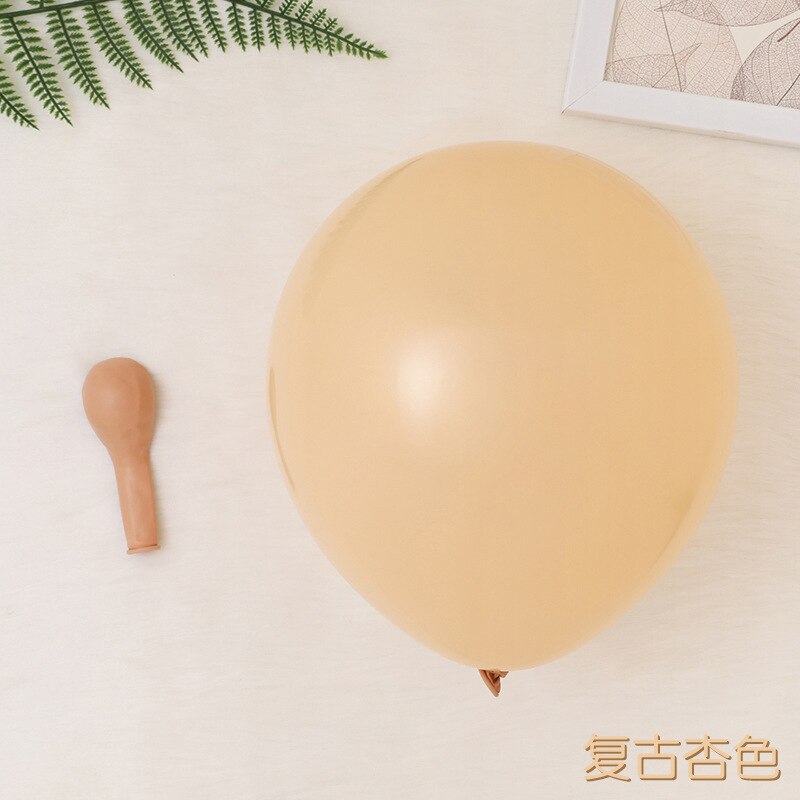 pcs inch Balloon Arch Coffee Brown Skin Gray latex Balloons birthday Decoration Wedding Baby shower Supplies 