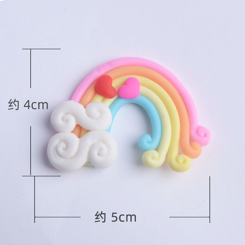 Mini Cute Rainbow Cake Topper Unicorn Brithday Party Supplies Gift Rainbow Cake Topper Decor 1st Girl Birthday Cake Decor PartyDecorHQ