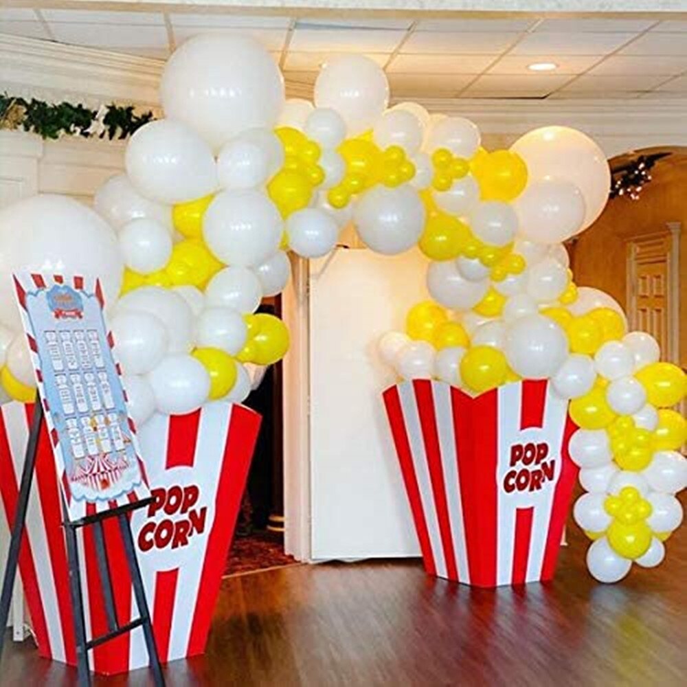 pcs DIY Yellow White Balloon Garland Arch kit st birthday Sunshine Daisy Baby Shower Bridal Party Backdrop Decor Globos Inflatable Decorations