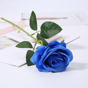 10pcs blue flower